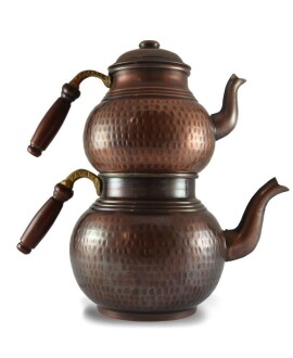Classic Hand Hammered Copper Tea Kettle #3