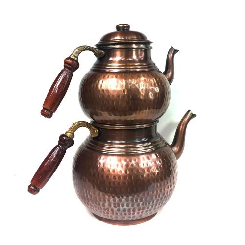 Classic Hand Hammered Copper Tea Kettle #3 - 2
