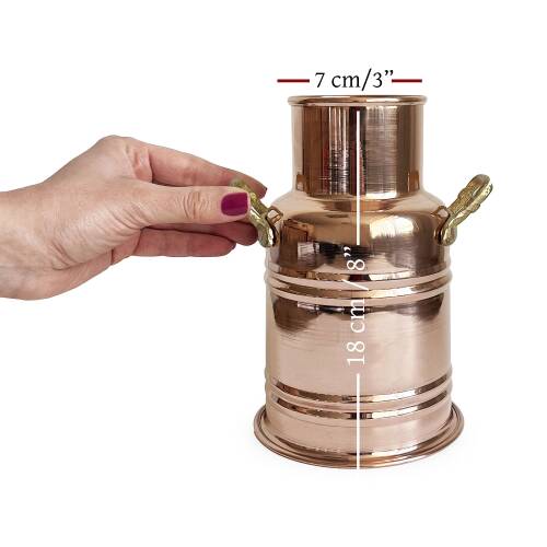 Shark Anatolia Armağan Bakır Vazo 18 cm - 4