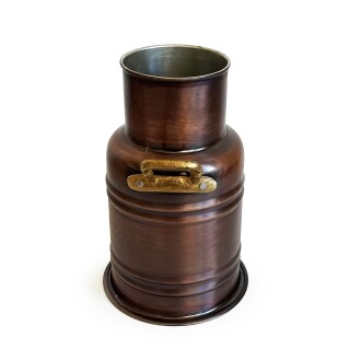 Shark Anatolia Armağan Bakır Vazo 18 cm Oksit - 5