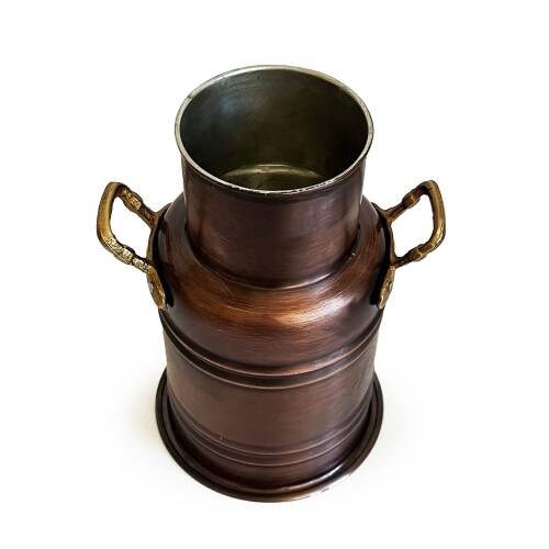 Shark Anatolia Armağan Bakır Vazo 18 cm Oksit - 6