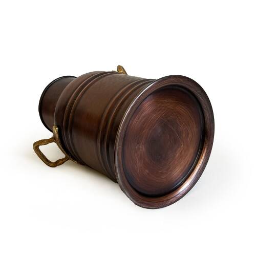 Shark Anatolia Armağan Bakır Vazo 18 cm Oksit - 9