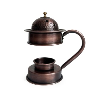 Shark Anatolia Bakır Buhurdanlık Ayaklı Tütsülük Aromaterapi Oksit - 2