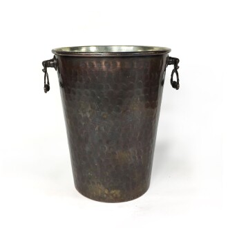 Copper Ice Bucket Antique Look 15cm
