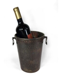 Shark Anatolia Adalı Bakır Buz Kovası Antik 15cm - 8