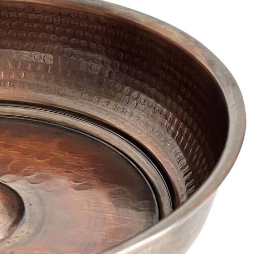 Shark Anatolia Bakır Hamam Tası Oksit - 9