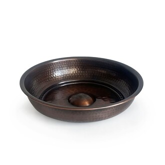 Shark Anatolia - Shark Anatolia Copper Turkish Bath Hammam Bowl Oxide