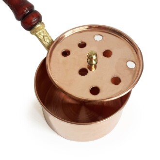 Shark Anatolia Bakır Klasik Gezdirme Saplı Tütsülük - 5