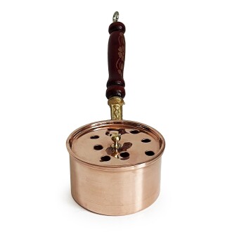 Shark Anatolia Bakır Klasik Gezdirme Saplı Tütsülük - 6