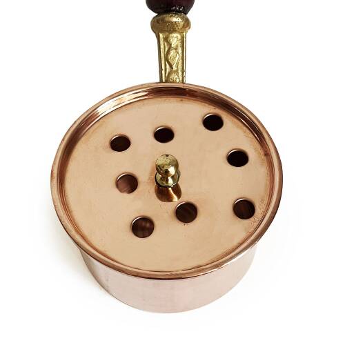 Shark Anatolia Bakır Klasik Gezdirme Saplı Tütsülük - 10