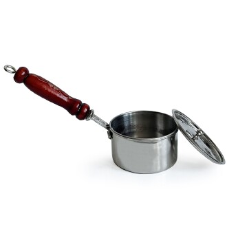 Shark Anatolia Bakır Klasik Gezdirme Saplı Tütsülük Nikel Kaplama - 8