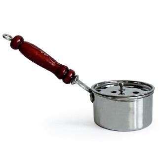 Shark Anatolia Bakır Klasik Gezdirme Saplı Tütsülük Nikel Kaplama - 9