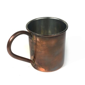 Shark Anatolia Bakır Kupa Bardak Mug - 7