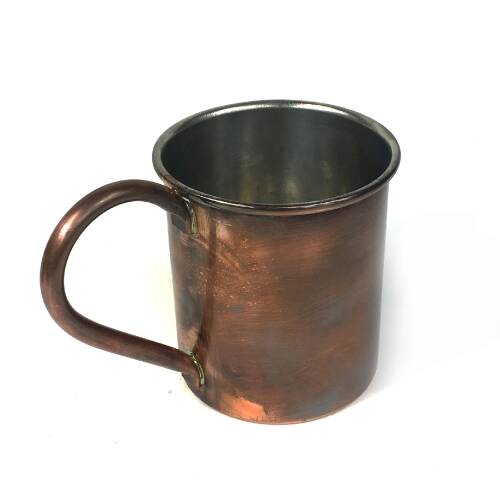 Shark Anatolia Bakır Kupa Bardak Mug - 7