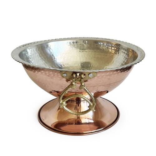 Shark Anatolia Bakır Punch Şerbet Kasesi 27cm - 7