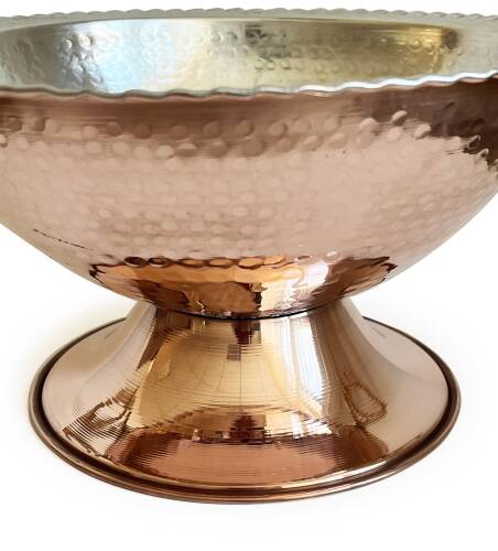 Shark Anatolia Bakır Punch Şerbet Kasesi 27cm - 10