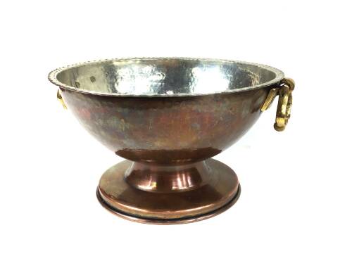 Shark Anatolia Bakır Punch Şerbet Kasesi Antik Oksit 27cm - 3