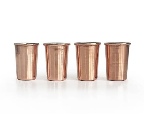 Shark Anatolia Bakır Shot Bardağı 30ml 4'lü Set - 1