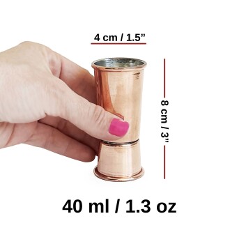 Shark Anatolia Bakır Shot Bardağı 40ml - 4