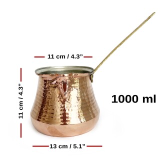 Shark Anatolia Bakır Sütlük 1 Litre - 4