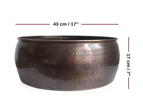 Shark Anatolia Copper Washing Bowl Oxide