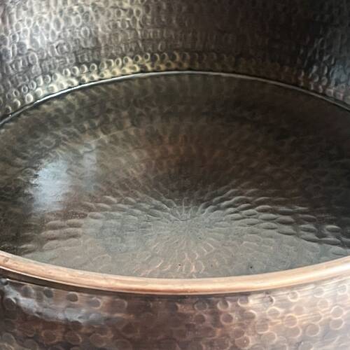 Shark Anatolia Copper Washing Bowl Oxide