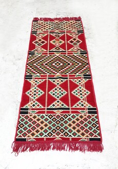 Shark Anatolia Baklava Kilim - Thumbnail