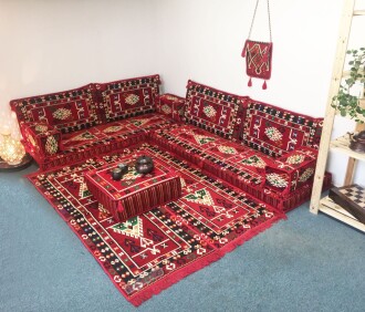 Shark Anatolia Belkıs İkili Şark Köşesi Sedir Takımı - 4