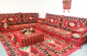 Shark Anatolia Belkıs İkili Şark Köşesi Sedir Takımı - 5