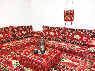 Shark Anatolia Belkıs İkili Şark Köşesi Sedir Takımı - 8