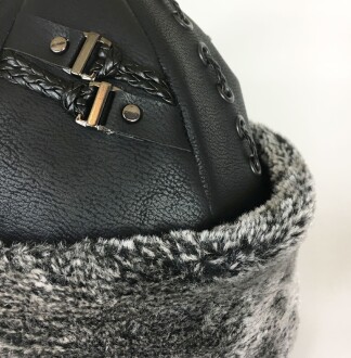 Shark Anatolia Börk Şapka Asimetrik Siyah - 8