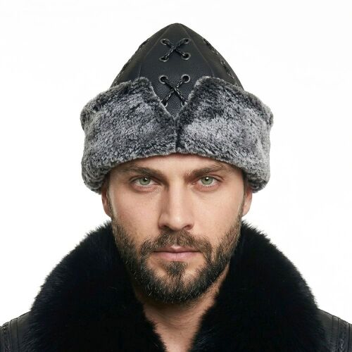 Shark Anatolia Börk Şapka Çapraz Dikiş Siyah - 1