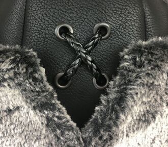 Shark Anatolia Börk Şapka Çapraz Dikiş Siyah - 8