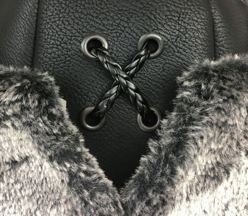 Shark Anatolia Börk Şapka Çapraz Dikiş Siyah - 8