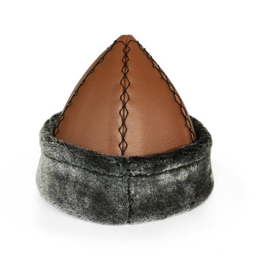 Shark Anatolia Börk Şapka Dikişli Kahverengi - 5