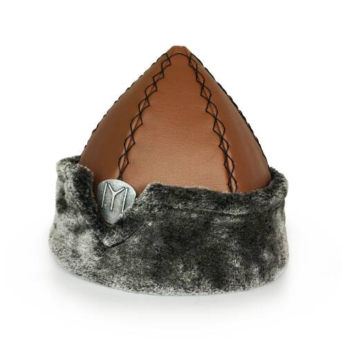 Shark Anatolia Börk Şapka Dikişli Kahverengi - 6