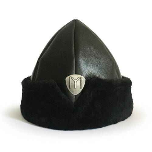 Shark Anatolia Börk Şapka Dikişli Siyah Kürk - 1