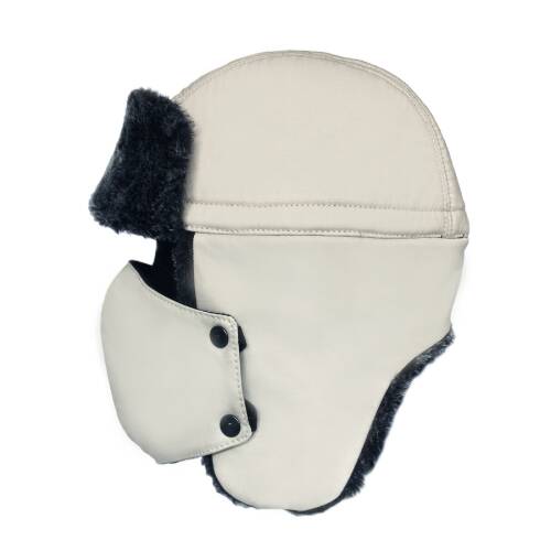 Shark Anatolia Çıkarılabilir Maskeli Pilot Kürklü Şapka Açık Krem - 3