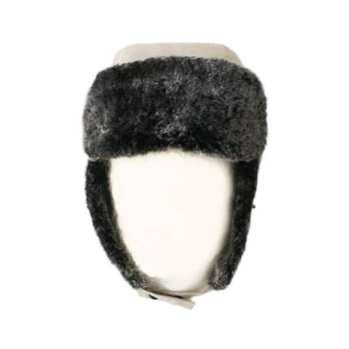 Shark Anatolia Çıkarılabilir Maskeli Pilot Kürklü Şapka Açık Krem - 9