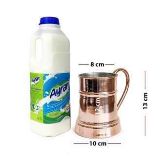 Shark Anatolia Debito Bakır Kupa Bardak Mug - 4