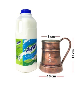 Shark Anatolia Debito Bakır Kupa Bardak Mug Oksit - 4