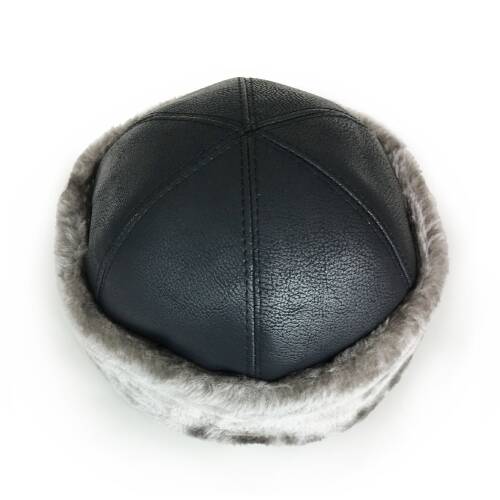 Shark Anatolia Deri Börk Şapka Boz Kürk - 3