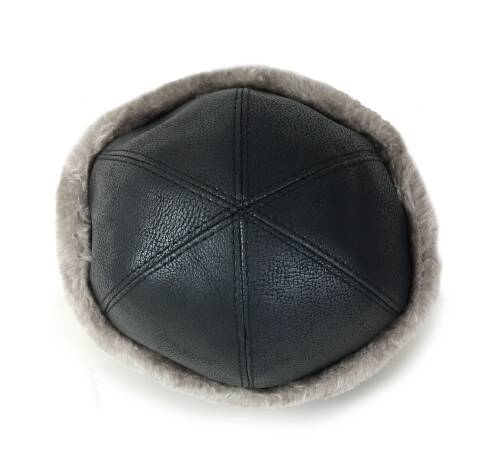 Shark Anatolia Deri Börk Şapka Boz Kürk - 4