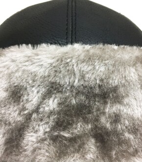 Shark Anatolia Deri Börk Şapka Boz Kürk - 7