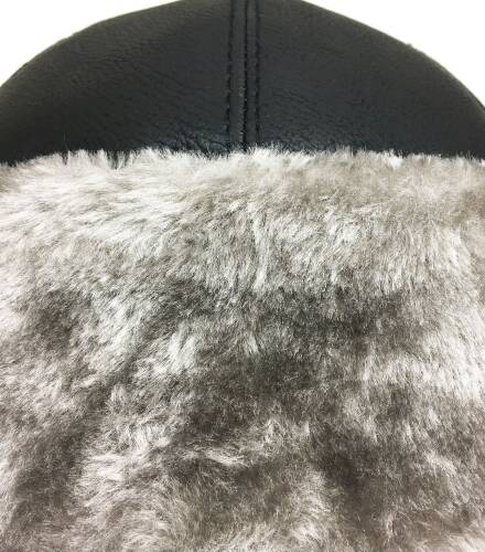 Shark Anatolia Deri Börk Şapka Boz Kürk - 7
