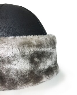 Shark Anatolia Deri Börk Şapka Boz Kürk - 8