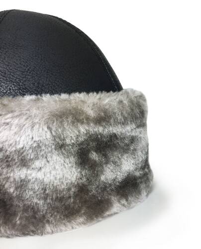 Shark Anatolia Deri Börk Şapka Boz Kürk - 8