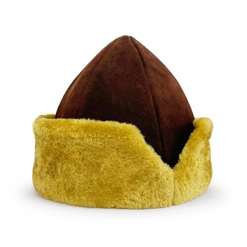 Shark Anatolia Deri Börk Şapka Kahve Nubuk - 4