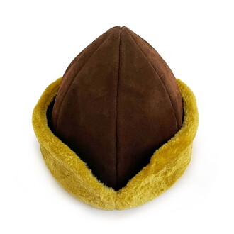 Shark Anatolia Deri Börk Şapka Kahve Nubuk - 5