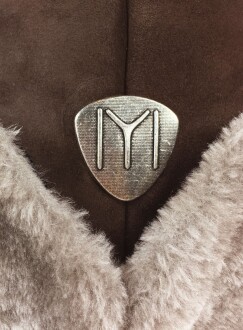 Shark Anatolia Deri Börk Şapka Nubuk Açık Kahve Gri Kürk 10-13 Yaş - 7